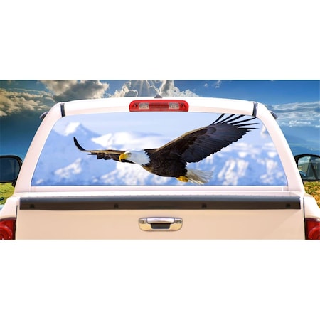 Entretenimiento Fly Free Rear Window Graphic Truck View Thru Vinyl Back Decal EN3261593